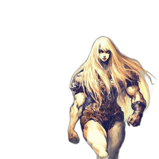 hair, creature, animal, comic book art transparent PNG cut-out
