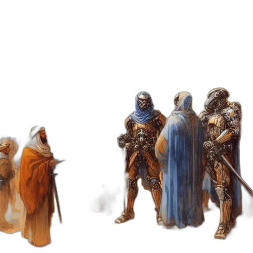 concept art, fantasy art, 3d render, watercolor transparent PNG cut-out