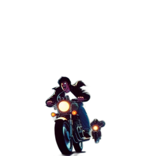 jacket, car, weapon, hair transparent PNG cut-out
