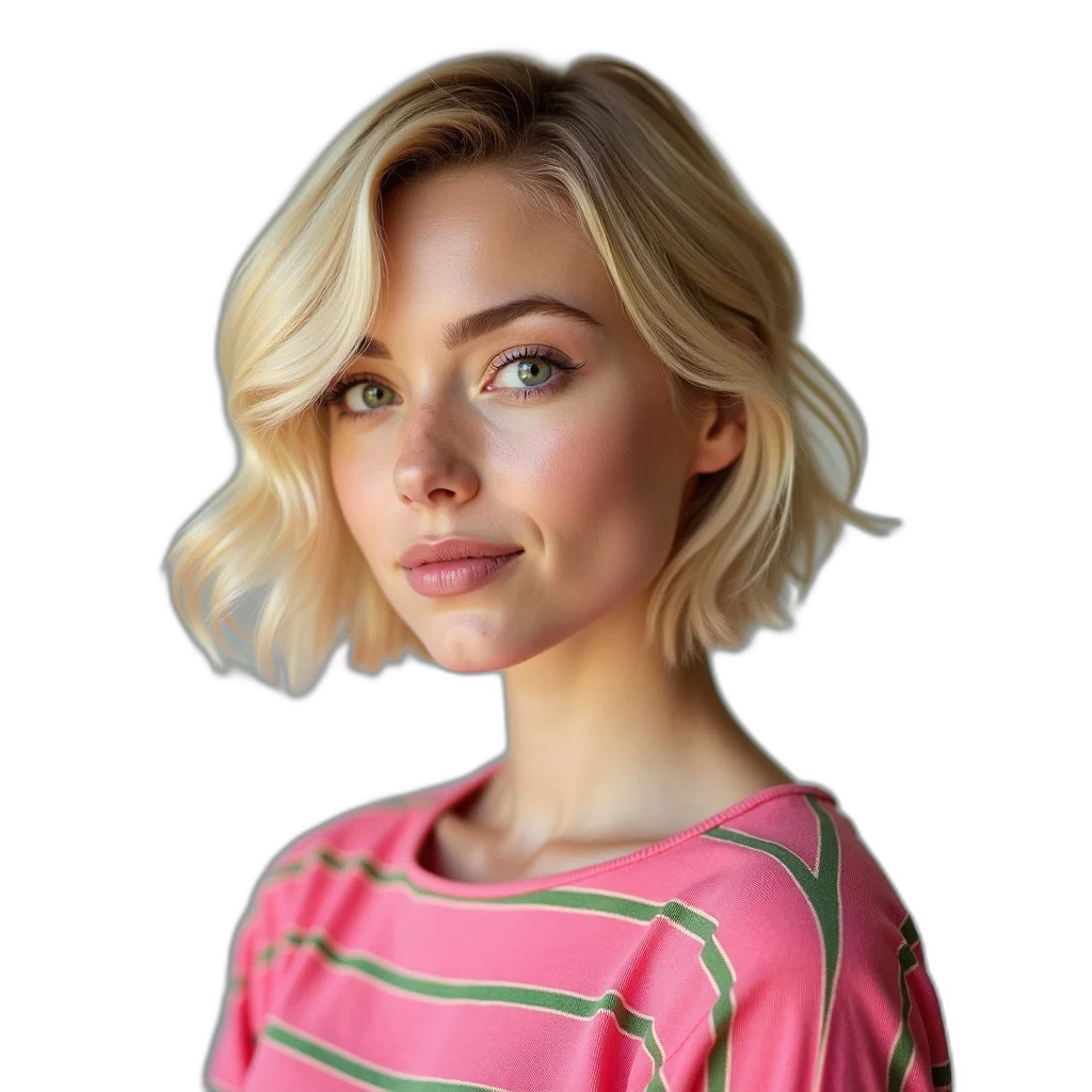 face, hair, staff, dress transparent PNG cut-out