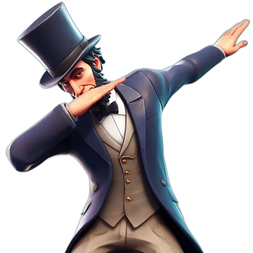 staff, hat, 3d render, concept art transparent PNG cut-out