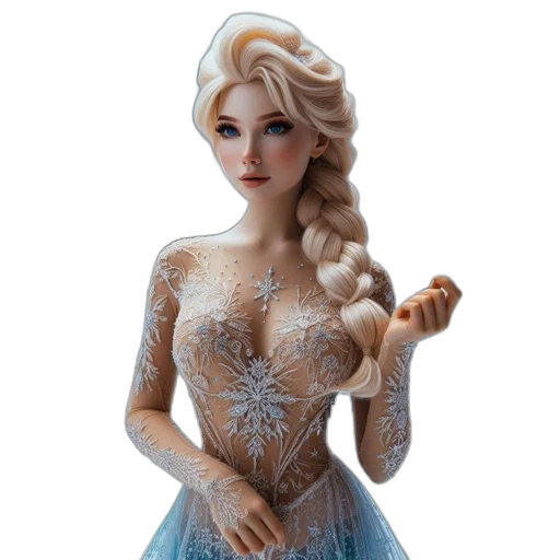 dress, 3d render, fantasy art, concept art transparent PNG cut-out