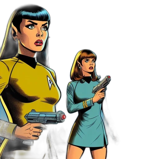 comic book art, concept art, cartoon, outer space transparent PNG cut-out