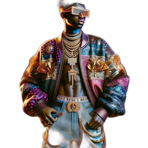 jacket, jewelry, face, robot transparent PNG cut-out