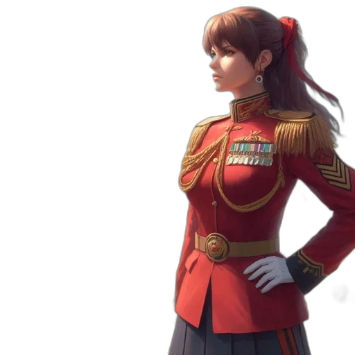 staff, jacket, crown, dress transparent PNG cut-out