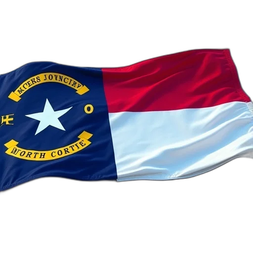 state, flag, north, carolina transparent PNG cut-out