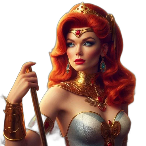 jewelry, crown, sword, fantasy art transparent PNG cut-out