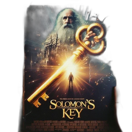 concept art, poster, solomon, key transparent PNG cut-out