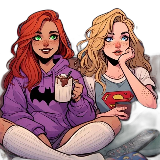 comic book art, cartoon, concept art, pixel art transparent PNG cut-out