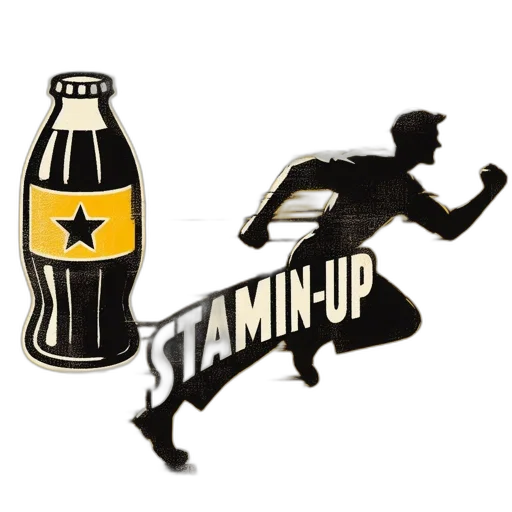vintage-style, advertisement, features, large transparent PNG cut-out