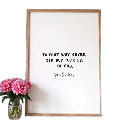furniture, quote, pink, flowers transparent PNG cut-out