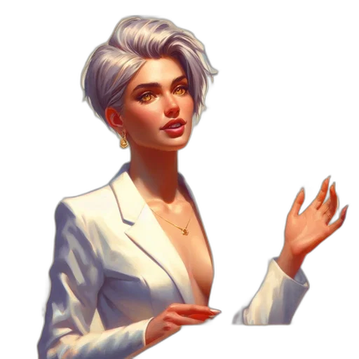 jacket, staff, dress, face transparent PNG cut-out