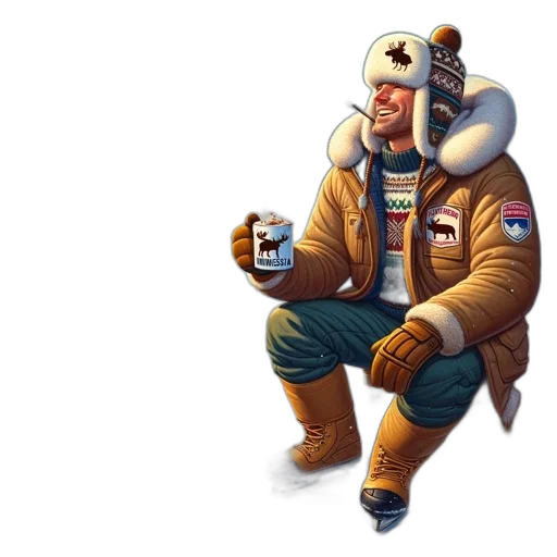 jacket, robot, concept art, pixel art transparent PNG cut-out