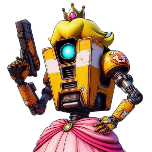 robot, weapon, staff, concept art transparent PNG cut-out