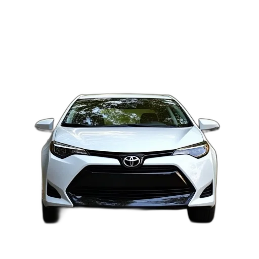 car, face, 3d render, photorealistic transparent PNG cut-out