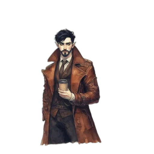 jacket, staff, face, mask transparent PNG cut-out