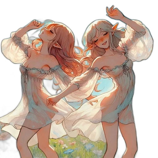 dress, concept art, fantasy art, pixel art transparent PNG cut-out