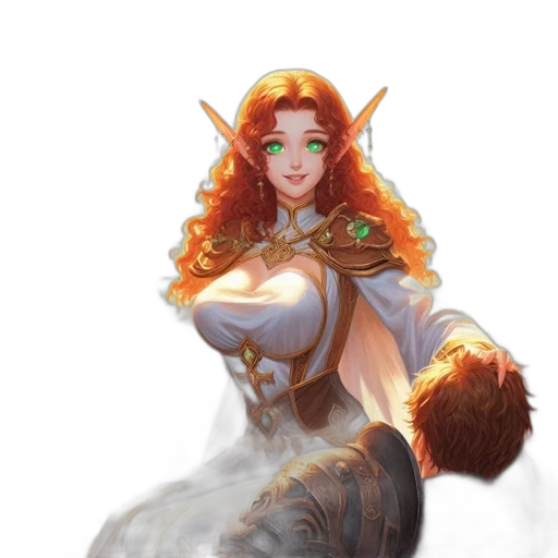 dress, dragon, staff, crown transparent PNG cut-out