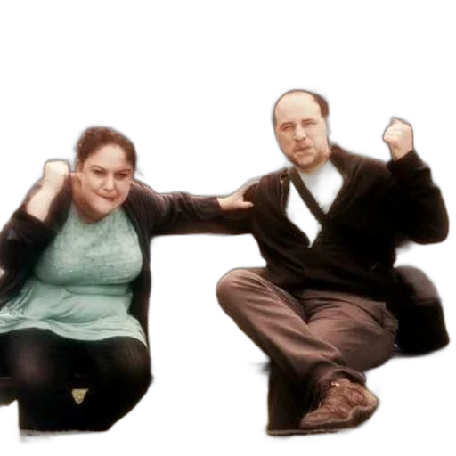 furniture, staff, two, people transparent PNG cut-out