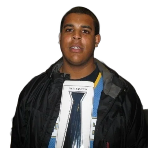 staff, jacket, man, holds transparent PNG cut-out