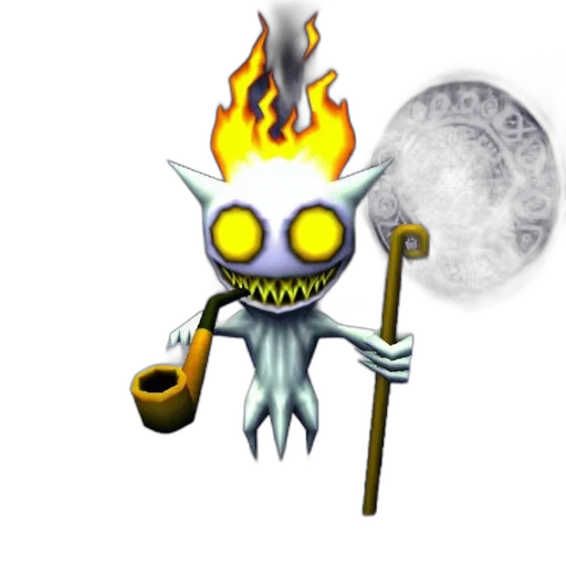 staff, creature, concept art, 3d render transparent PNG cut-out