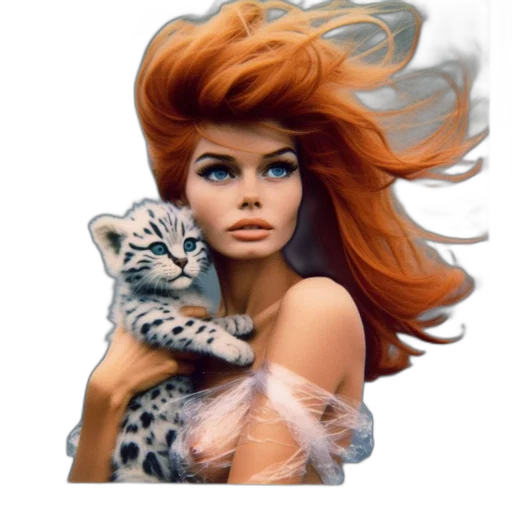 animal, hair, photorealistic, fantasy art transparent PNG cut-out