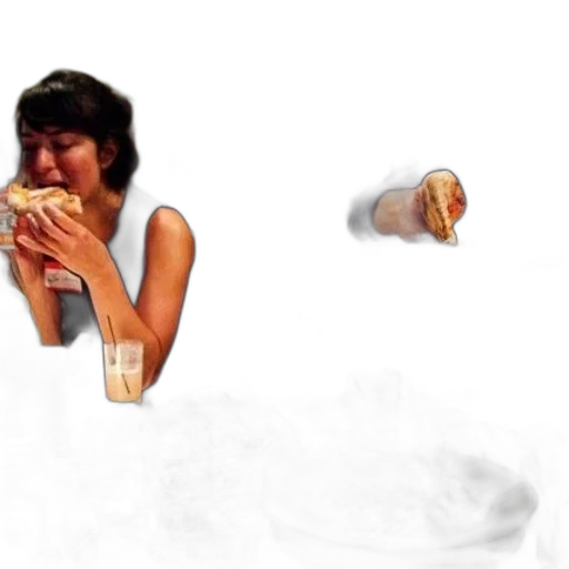 food, dress, concept art, photorealistic transparent PNG cut-out
