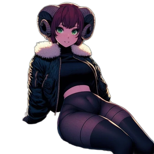 jacket, staff, robot, weapon transparent PNG cut-out