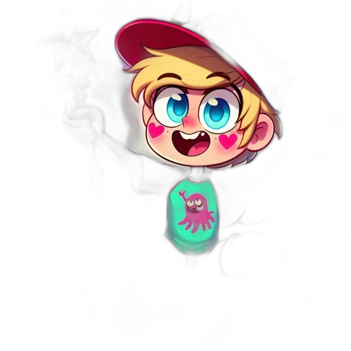 staff, concept art, cartoon, vaporwave transparent PNG cut-out