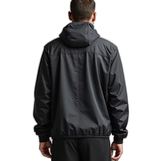 jacket, nike, windrunner, shown transparent PNG cut-out