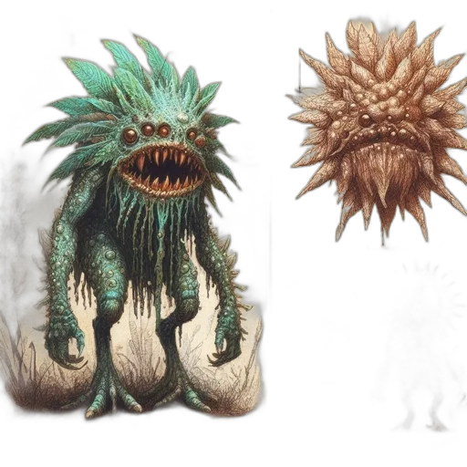 creature, mask, concept art, fantasy art transparent PNG cut-out