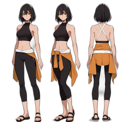 concept art, anime, fantasy art, cartoon transparent PNG cut-out