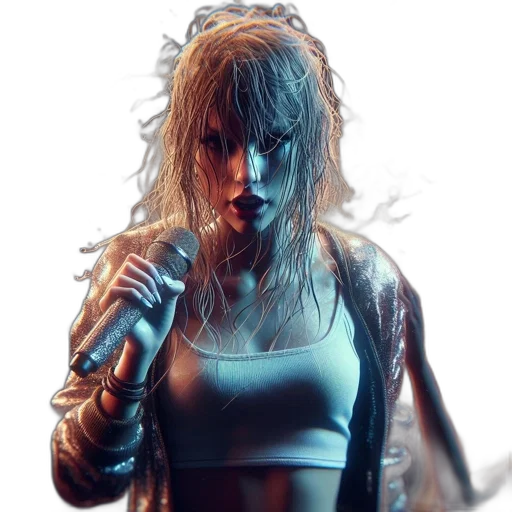 jacket, hair, cyberpunk, concept art transparent PNG cut-out