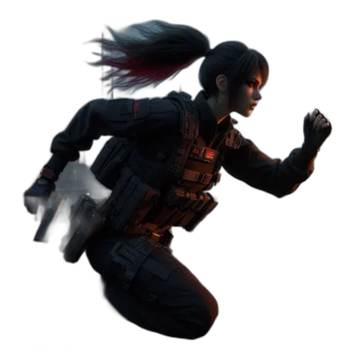 weapon, concept art, comic book art, cyberpunk transparent PNG cut-out