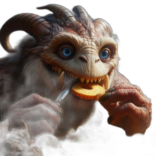 dragon, creature, mask, face transparent PNG cut-out