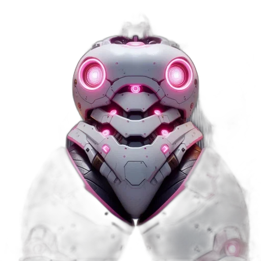 robot, creature, jewelry, mask transparent PNG cut-out