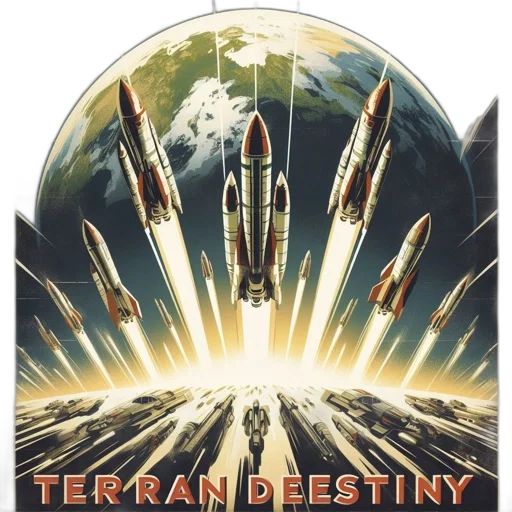 concept art, comic book art, outer space, illustrated transparent PNG cut-out