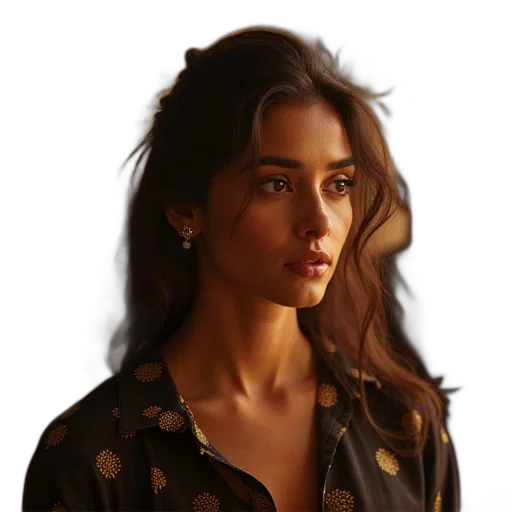 face, jewelry, dress, jacket transparent PNG cut-out