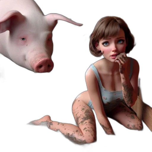 creature, animal, concept art, 3d render transparent PNG cut-out