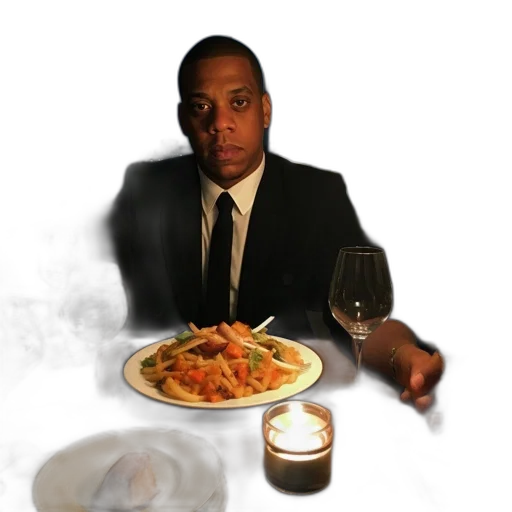 food, jacket, fire, man transparent PNG cut-out