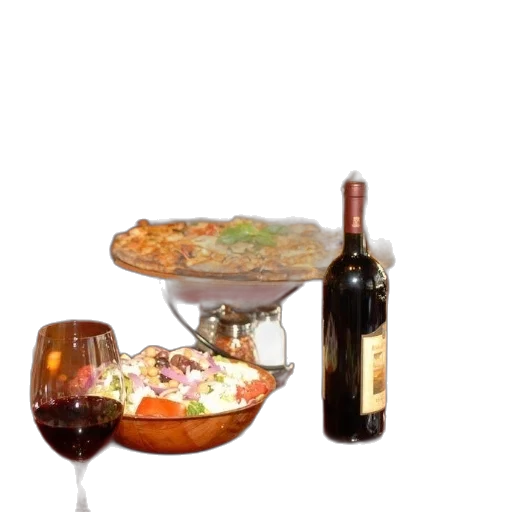 food, umbrella, 3d render, photorealistic transparent PNG cut-out