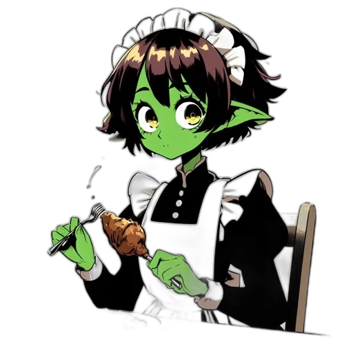staff, food, creature, pixel art transparent PNG cut-out
