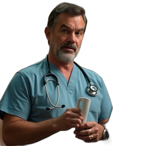 staff, larry, cable, guy transparent PNG cut-out