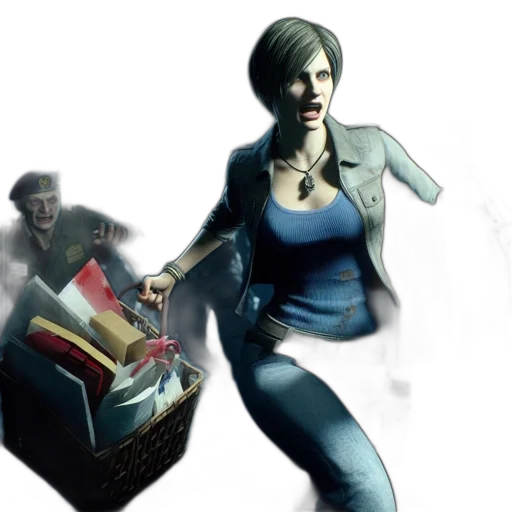 concept art, comic book art, photorealistic, 3d render transparent PNG cut-out
