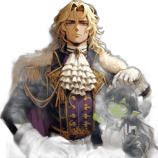 crown, staff, fantasy art, pixel art transparent PNG cut-out