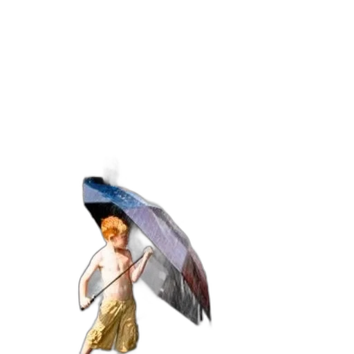 umbrella, staff, weapon, hat transparent PNG cut-out