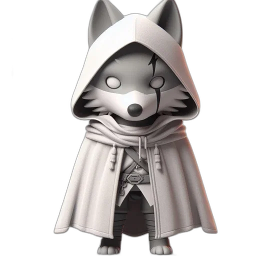 mask, staff, concept art, 3d render transparent PNG cut-out