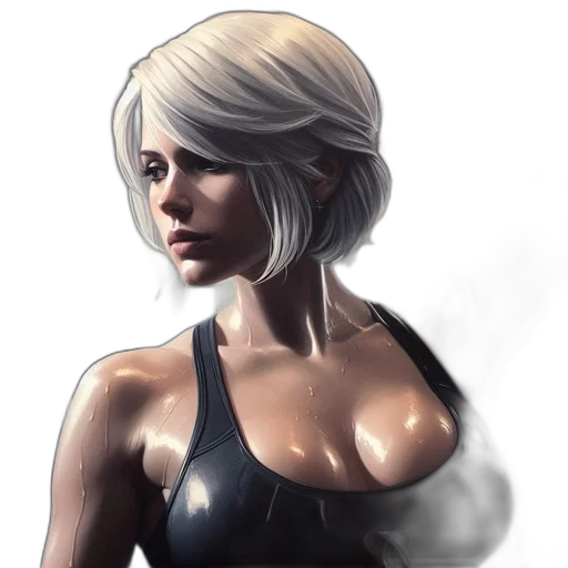 face, dress, concept art, fantasy art transparent PNG cut-out