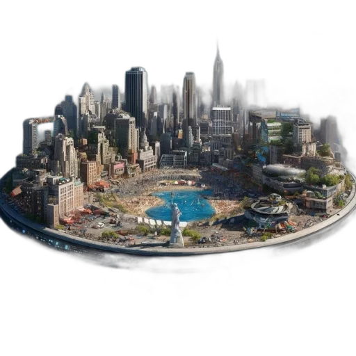 3d render, concept art, photorealistic, pixel art transparent PNG cut-out