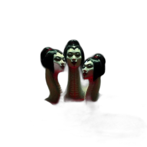 mask, jewelry, creature, staff transparent PNG cut-out